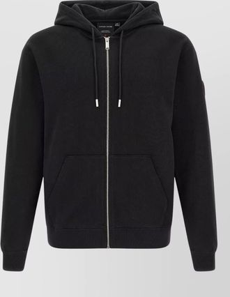 Canada Goose cotton zip up hooded sweatshirt