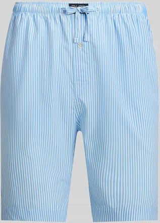 Ralph Lauren Pyjamashorts mit Tunnelzug aus reiner Baumwolle in Hellblau, Gr&ouml;&szlig;e XXL