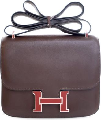 Herm&egrave;s Pre-owned Hermes Mini Swift Verso Constance 18 Ladies [Q]