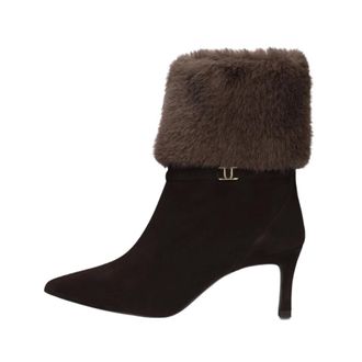 Unisa Schoenen, Dames, Bruin, 40 EU, Su&egrave;de, Luces Enkellaarsjes