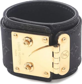 Louis Vuitton 2000s Serule Monogrammed bracelet - Black