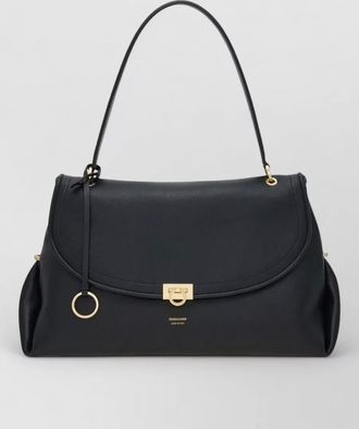 Ferragamo calfskin leather shoulder bag