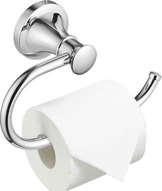 OEM Soporte Y Gancho Para Rollo De Papel Higi&eacute;nico, Soporte Para Rollo De Wc, Soporte Para Papel Higi&eacute;nico Cromado, Plateado, 1 Pieza