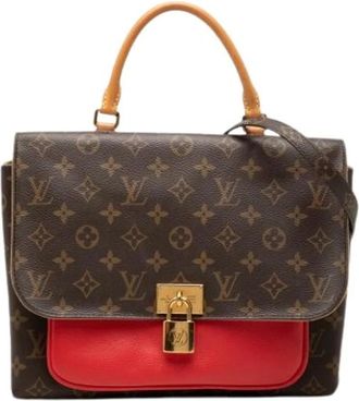 Louis Vuitton Pre-owned Marignan - Dames - Vintage Handtas - Bruin - ONE Size - Leer - Vintage