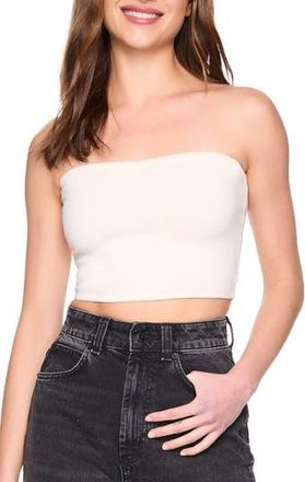 Susana Monaco Core Crop Tube Top in Blanched Almond at Nordstrom Rack, Size Medium