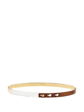 Fendi debossed-logo belt - Gold