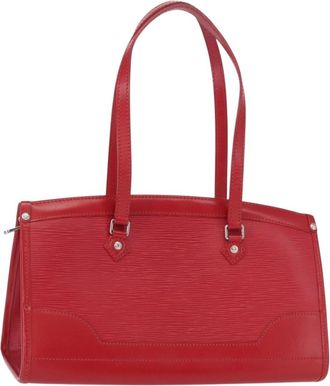 Louis Vuitton Madeleine Handbag Epi Leather Red Epi Leather Handbag (Pre-Owned)