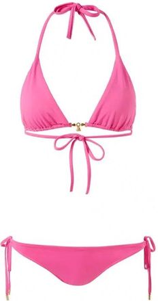 Melissa Odabash Dubai Bikini - Dames - Bikinis - Roze - S - Tweed - Badmode