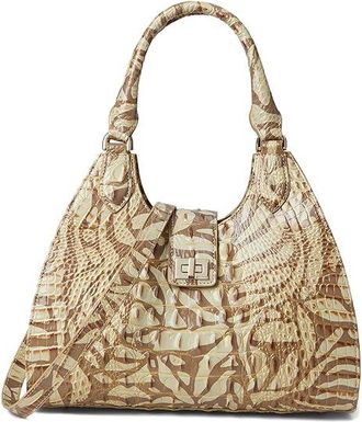 Brahmin Adrian Satchel Womens Handbags Stepping Stone, Leather