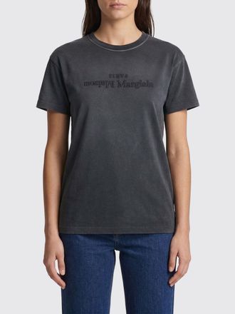 Maison Margiela T-shirts in cotone con logo Maison Margiela