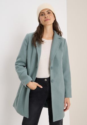 Cecil Kurzmantel CECIL, Damen, Gr. XXL (46), gr&uuml;n (ice hill gr&uuml;n), Web, Obermaterial: 90% Polyester, 10% Viskose. Futter: 100% Polyester, unifarben, regular