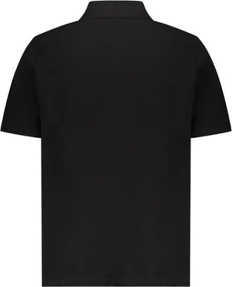 Balmain Mens Black Cotton Polo Shirt