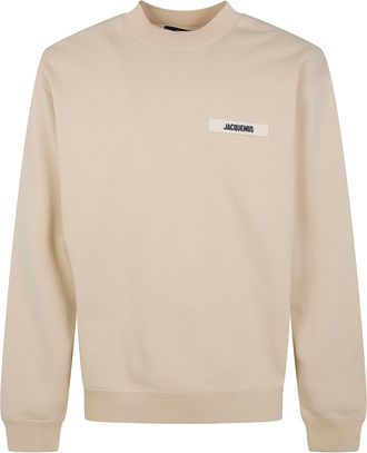 Jacquemus Le Sweatshirt Gros Grain Round Neck Sweatshirt
