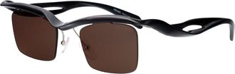 Prada Mens Sunglasses 0pr A15s Black Nylon
