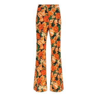 Pinko Arese Trousers - female - PINKO - Wide Trousers - Multicolor - M - Trousers