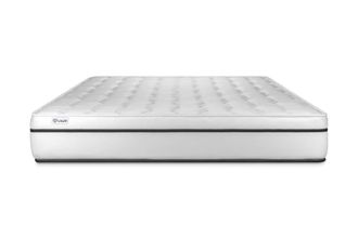 VITALIT Colch&oacute;n blanco con espuma viscoel&aacute;stica 150 x 190