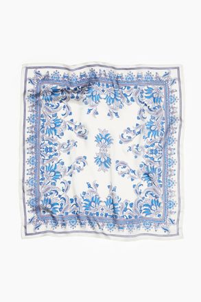 H&M Gemustertes Tuch - Blue