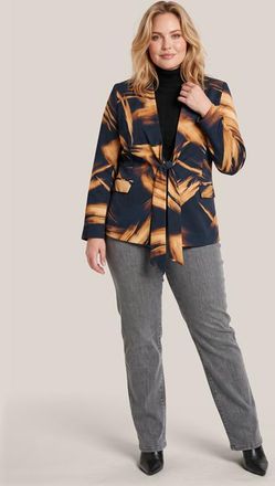 Mart Visser Hannah Print Blazer Zwart / Goud Maxi