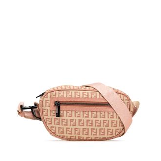 Fendi Pre-owned Fendi Zucchino Canvas Crossbody Ladies 2454 8BR324 JQ4 039