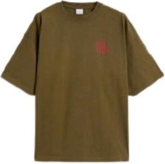 Aspesi Cotton Jersey T-Shirt - Heren - T-shirts - Groen - L - Katoen - Tops