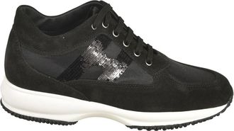 Hogan Interactive Sneaker - Dames - Sneakers - Zwart - 41 EU - Leer - Schoenen
