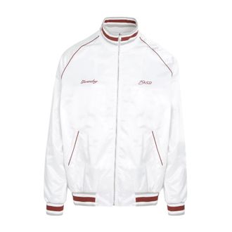 Givenchy Bomber Jackets, male, White, M, Mixed Material Bomber Jacket