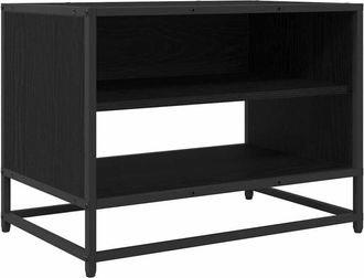 vidaXL Unidades de TV Roble Negro 61 x 40 x 46 cm Madera contrachapada vidaXL