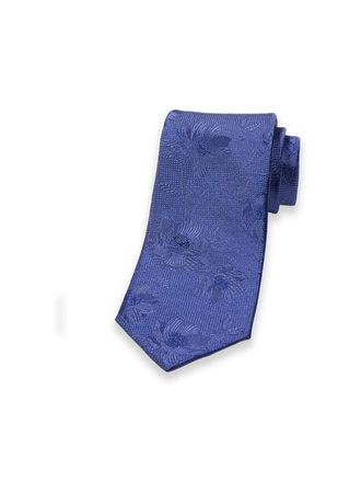 Paul Fredrick Patterned Woven Silk Tie in Blue at Nordstrom