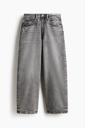H&M Super Baggy Jeans in Denim Gray at Nordstrom, Size 36 X 32