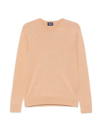 Drumohr Long Sleeve Crew-Neck Sweater