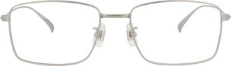 Dunhill 55mm Rectangular Optical Glasses in Silver Transparent at Nordstrom Rack