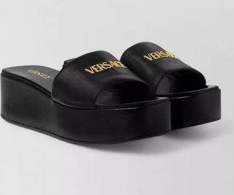 Versace leather mules