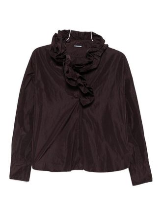 Susanne Bommer Ruffled Taffetas Blouse