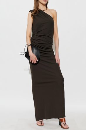 Rotate Dress With A Slit, Womens, Green