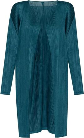 Issey Miyake Dames, Blouses & Shirts, Groen, Maat: 2XL Poliester