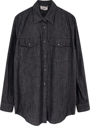 Pence Black Denim Shirt