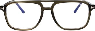 Tom Ford Optisch Montuur - Heren - Accessoires - Groen - Maat: 54 MM
