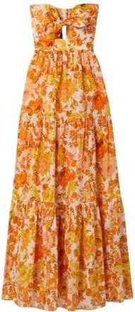 Zimmermann Floral Print Raie Dress Size L