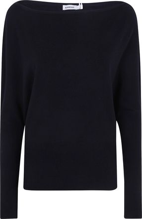 SIMKHAI Sweater Draped Off Shoulder Lavina
