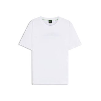 BOSS Porsche x mercerized-cotton T-shirt with rear graphics