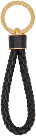 ★BOTTEGA VENETA★ Intrecciato Napa Keyring Black 113539V3UN Bottega Veneta Intreccio Key Ring | Saks Fifth Avenue