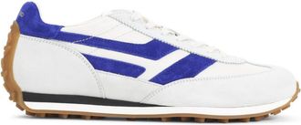 Tom Ford White Purple Leather Sneakers