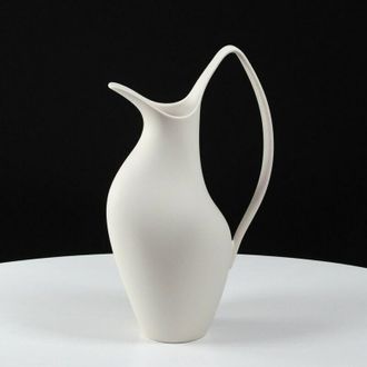 OEM Jarr&oacute;n Decorativo De Cer&aacute;mica Roma Blanco - Jarra De 33 Cm
