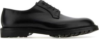 Crockett & Jones Black Leather Lace Up Shoes