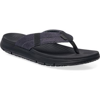 Sanuk Beer Foamie Flip Flop in Black at Nordstrom, Size 14