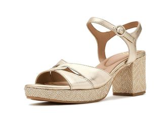S&ouml;fft Lucille Womens Sandals Platino : 9.5 M (B), Leather