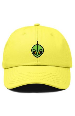 Dalix Duder Alien Dad Cap in Yellow at Nordstrom