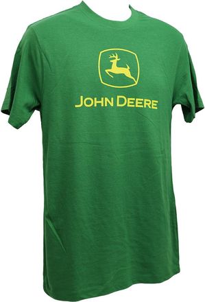 John Deere Mens Large Green with Classic Yellow Logo T-Shirt - LP86290
