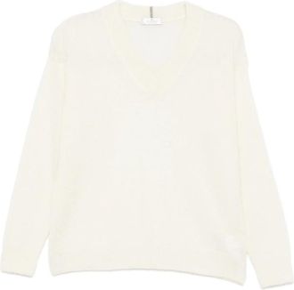 PANICALE V-neck Drop-shoulder Sweater