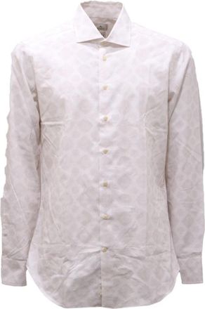 Etro Wellness Shirt Made in Italy - Heren - Casual Overhemden - Wit - L - Overhemden